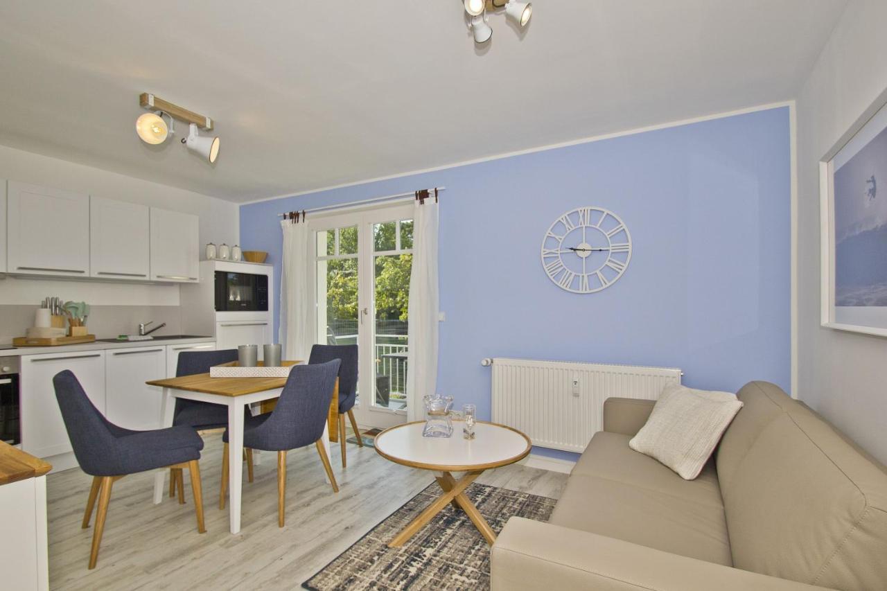 Moderne Ferienwohnung Mit Balkon, Meerblick - Ferienresidenz Zwei Boddenfewo 1-2 Lietzow Bagian luar foto