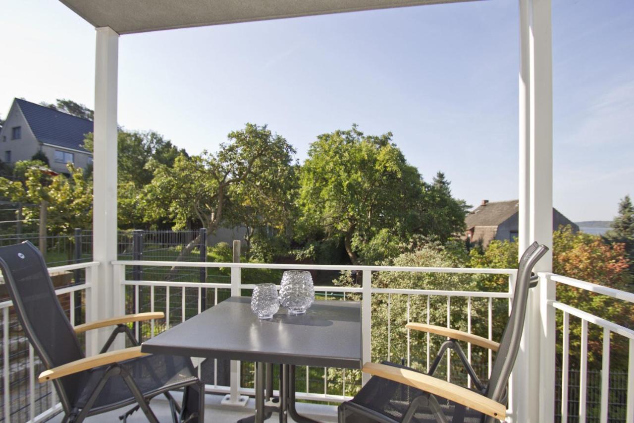 Moderne Ferienwohnung Mit Balkon, Meerblick - Ferienresidenz Zwei Boddenfewo 1-2 Lietzow Bagian luar foto