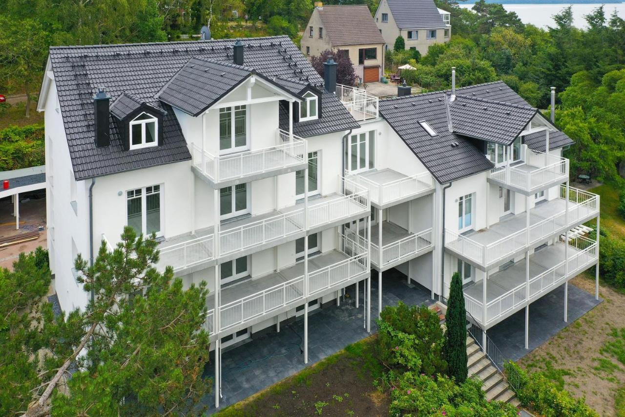 Moderne Ferienwohnung Mit Balkon, Meerblick - Ferienresidenz Zwei Boddenfewo 1-2 Lietzow Bagian luar foto